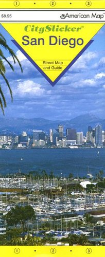 City Slicker San Diego: Street Map and Guide (9780841655546) by American Map Corporation