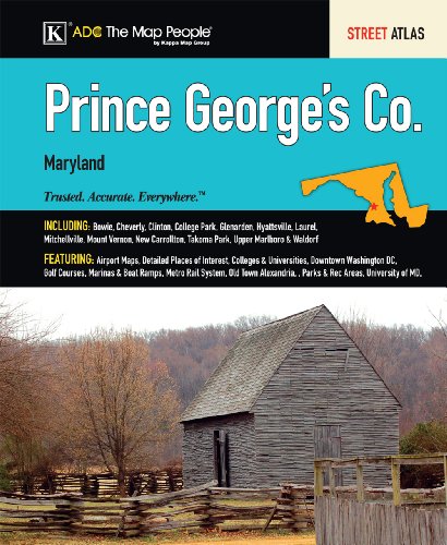 Prince George's County MD Atlas (9780841671904) by ADC The Map People