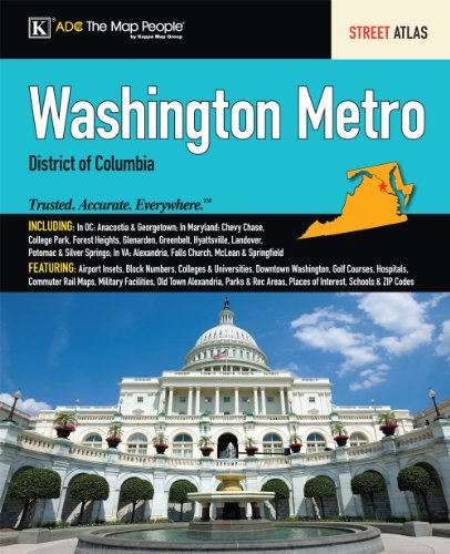 Stock image for Washington D.C. Metro Atlas (Adc the Map People Washington D.C. Street Map Book) for sale by Irish Booksellers