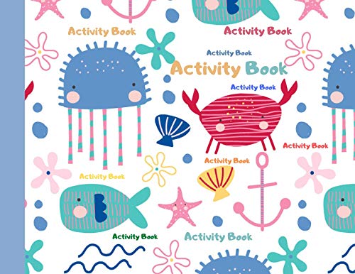 Beispielbild fr Activity Book: Preschool Activity Book: Numbers learning and coloring images and scissors skills /Ages: 3-5 zum Verkauf von Ammareal