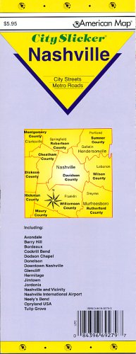 Nashville City Slicker (9780841692794) by Seeger Map Corporation