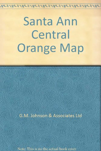 9780841693210: Santa Ann Central Orange Map