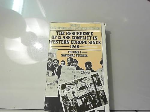 Stock image for Resurgence of Class Conflict in Western Europe Since 1968 for sale by Ammareal