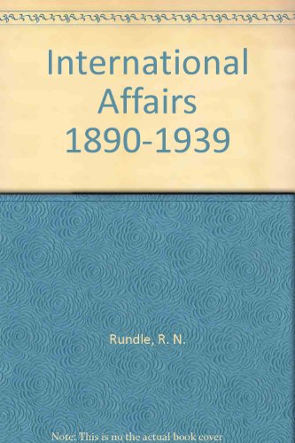 9780841905160: International Affairs 1890-1939