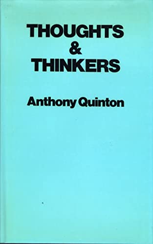 Imagen de archivo de Thoughts and Thinkers a la venta por Better World Books