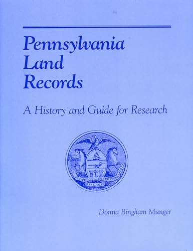 Imagen de stock para Pennsylvania Land Records: A History and Guide for Research