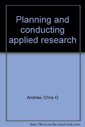 9780842205344: Planning and conducting applied research