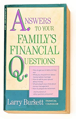 9780842300254: Answers to Your Family's Financial Questions