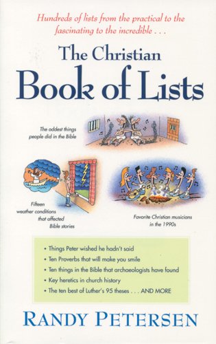 Beispielbild fr The Christian Book of Lists zum Verkauf von Wonder Book