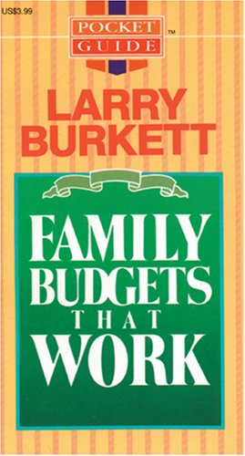 Imagen de archivo de Family Budgets That Work (Pocket Guide) a la venta por SecondSale