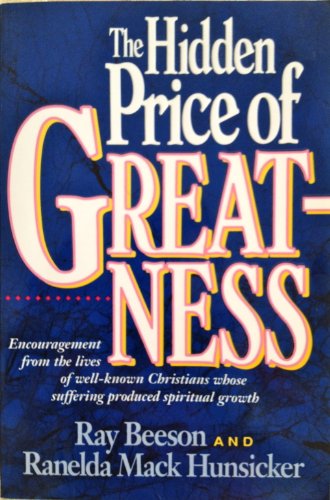 Stock image for Hidden Price of Greatness for sale by Better World Books: West