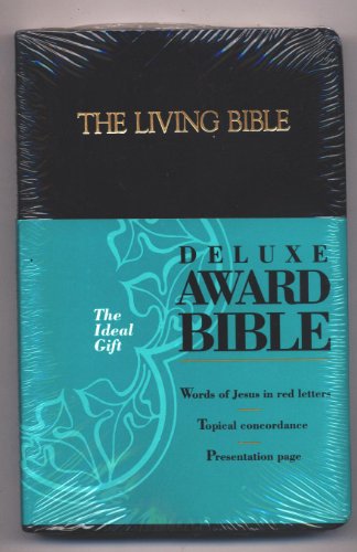 Beispielbild fr The Living Bible: Deluxe Award/2287/Black zum Verkauf von BooksRun