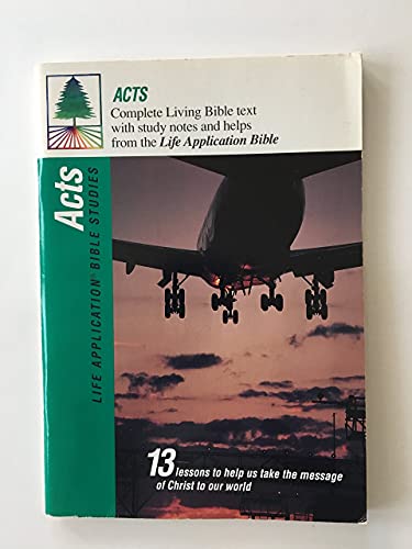 Beispielbild fr Life Application Bible Studies-Acts, Living Version zum Verkauf von ThriftBooks-Dallas