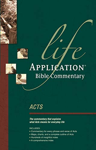 Imagen de archivo de Acts (Life Application Bible Commentary) a la venta por Barnes & Nooyen Books