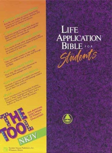 Stock image for Life Application Bible for Students: New King James Version/Bonded Leather Burgundy for sale by Ergodebooks