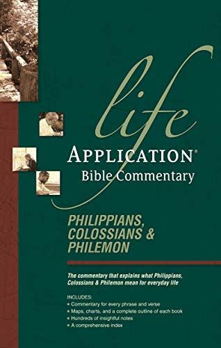 Imagen de archivo de Philippians, Colossians, & Philemon (Life Application Bible Commentary) a la venta por SecondSale