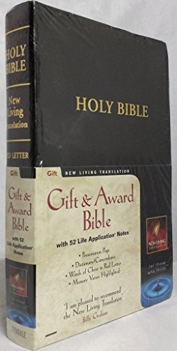 9780842332781: Holy Bible: New Living, Black, Leather Flex