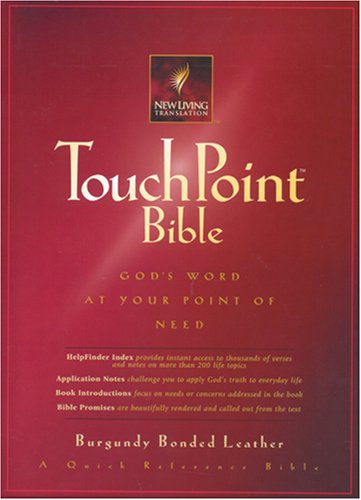 Beispielbild fr TouchPoint Bible NLT (New Living Translation) zum Verkauf von Books Unplugged