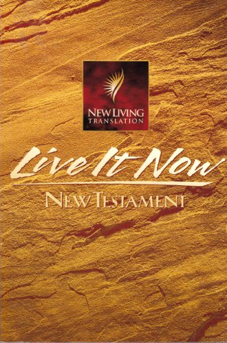 Stock image for Live It Now New Testament: NLT for sale by MusicMagpie