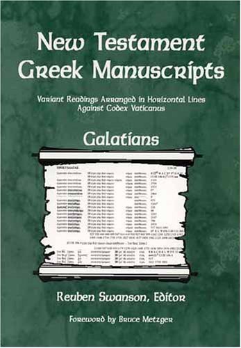 Imagen de archivo de New Testament Greek Manuscripts - Galatians a la venta por Ergodebooks