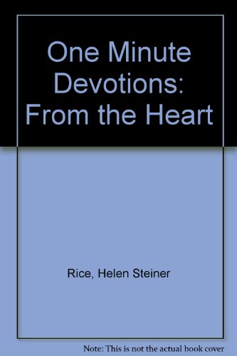 Stock image for One Minute Devotions: From the Heart for sale by -OnTimeBooks-