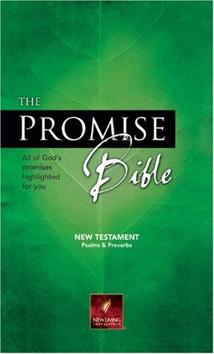 Stock image for The Promise Bible New Testament with Psalms & Proverbs: NLT1: All of God's promises highlighted for you for sale by Read&Dream