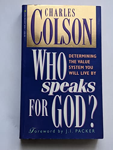 Imagen de archivo de Who Speaks for God? a la venta por SecondSale