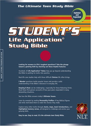 9780842385114: Holy Bible: Student's New Living Translation Life Application, Burgundy, Bonded Leather (Student's Life Application Bible: NLTse)