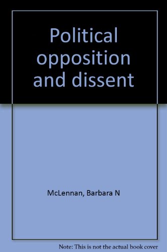 Stock image for Political Opposition and Dissent for sale by Row By Row Bookshop