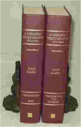 9780842525701: A Mormon Bibliography, 1830-1930: Books, Pamphlets, Periodicals, and Broadsides Relating to the First Century of Mormonism