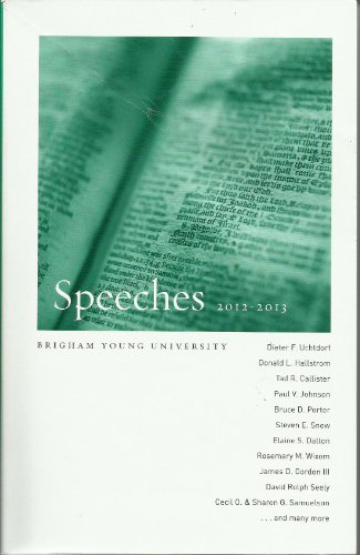 Stock image for BYU Speeches 2012-2013 for sale by Hippo Books