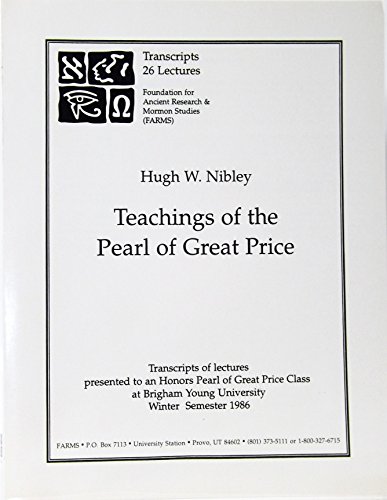 Stock image for Teachings of the Pearl of Great Price for sale by St Vincent de Paul of Lane County