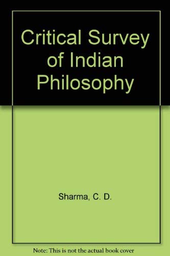 9780842608664: Critical Survey of Indian Philosophy