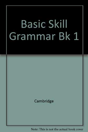 Beispielbild fr Basic Skills in Grammar One zum Verkauf von Wonder Book