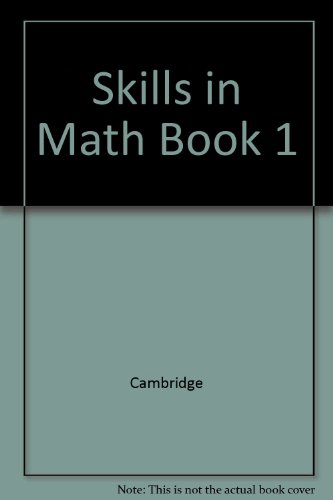 Beispielbild fr Skills in Math Book 1 zum Verkauf von JR Books