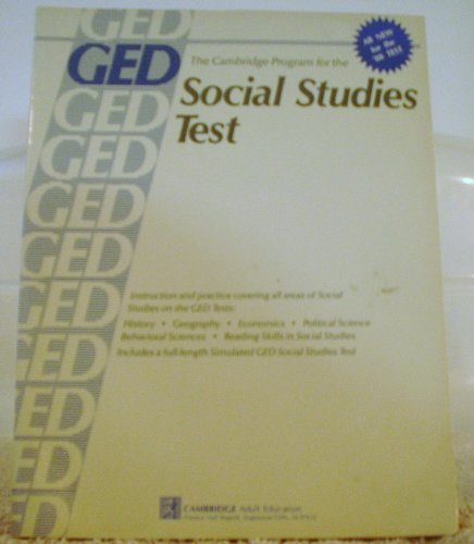 Imagen de archivo de Cambridge Program for the Social Studies Test a la venta por Wonder Book