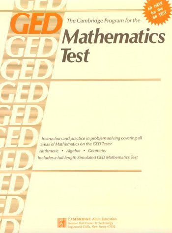 Imagen de archivo de Cambridge Program for the Mathematics Test a la venta por SecondSale