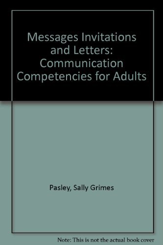 9780842897334: Messages Invitations and Letters: Communication Competencies for Adults