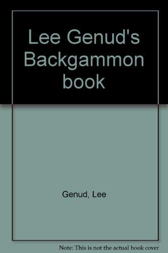 Stock image for Lee Genuds Backgammon book for sale by Hawking Books