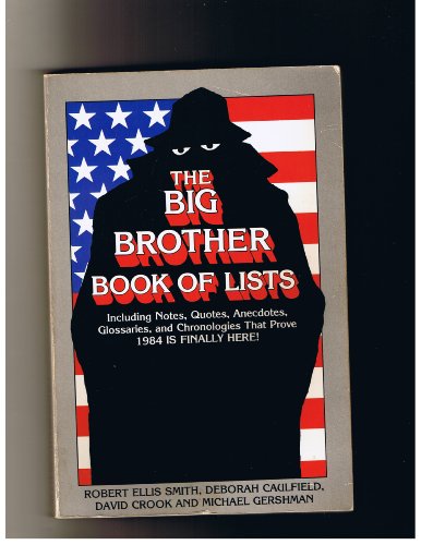 Imagen de archivo de The Big Brother book of lists a la venta por Colorado's Used Book Store