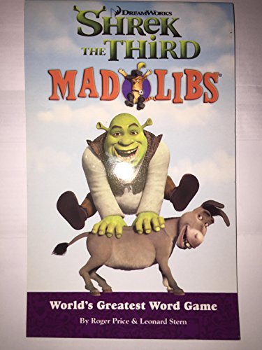 Beispielbild fr Shrek the Third Mad Libs zum Verkauf von Wonder Book