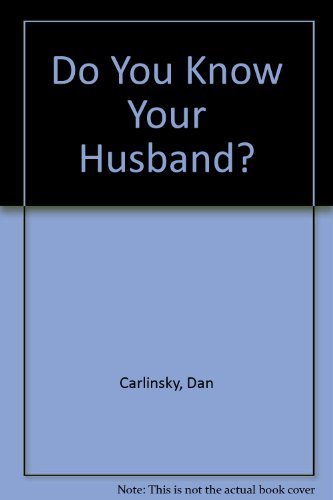 9780843123333: Do You Know Your Husband?