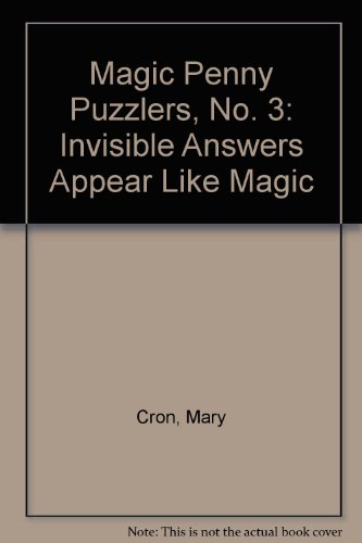 Penny Puzzlers Bk#3 (9780843127539) by Cron, Mary