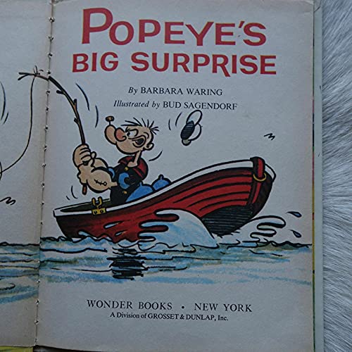 Stock image for Popeye's Big Surprise for sale by Alf Books