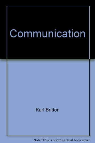 Stock image for Communication;: A philosophical study of language for sale by Sequitur Books