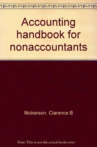 Beispielbild fr Accounting handbook for nonaccountants zum Verkauf von SecondSale