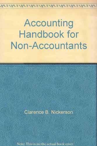 Beispielbild fr Accounting Handbook for Non-Accountants zum Verkauf von dsmbooks
