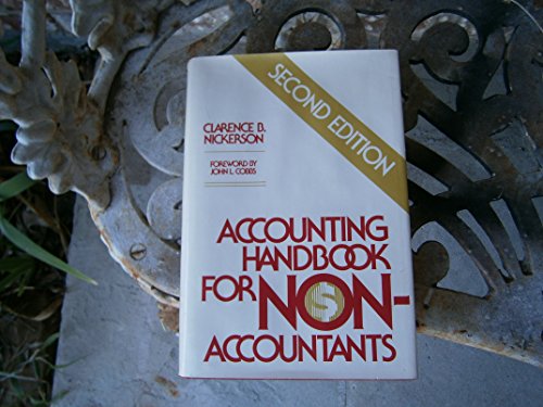 Imagen de archivo de Accounting handbook for nonaccountants a la venta por Red's Corner LLC