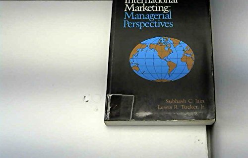 9780843609035: International Marketing: Managerial Perspectives