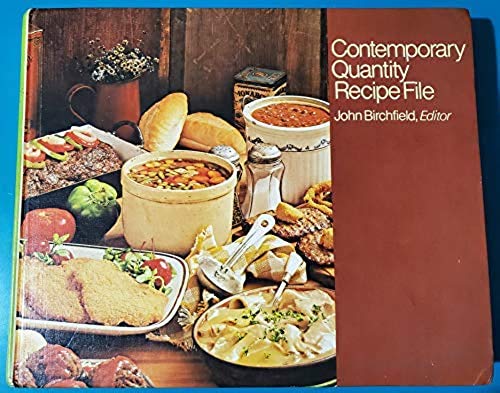 9780843620658: Contemporary quantity recipe file